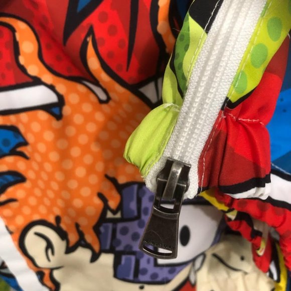 RARE LIMITED EDITION MEMBERS ONLY X NICKELODEON ANORAK HALF ZIP WINDBREAKER - Picture 4 of 12